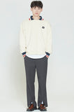 ロマンティッククラウン(ROMANTIC CROWN) BACK POCKET COLLAR SWEATSHIRT_OATMEAL