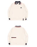 ロマンティッククラウン(ROMANTIC CROWN) BACK POCKET COLLAR SWEATSHIRT_OATMEAL