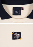 ロマンティッククラウン(ROMANTIC CROWN) BACK POCKET COLLAR SWEATSHIRT_OATMEAL