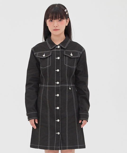 TARGETTO(ターゲット) TRUCKER ONE PIECE_BLACK