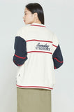 ロマンティッククラウン(ROMANTIC CROWN) SUNDAY SYNDROME BASEBALL COTTON CARDIGAN_OATMEAL