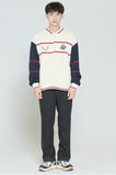 ロマンティッククラウン(ROMANTIC CROWN) SUNDAY SYNDROME BASEBALL COTTON CARDIGAN_OATMEAL