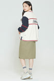 ロマンティッククラウン(ROMANTIC CROWN) SUNDAY SYNDROME BASEBALL COTTON CARDIGAN_OATMEAL