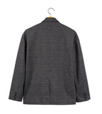 ロマンティッククラウン(ROMANTIC CROWN) PLAID CHECK JACKET_CHARCOAL