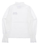 TARGETTO(ターゲット) FRILL LACE TURTLENECK_WHITE