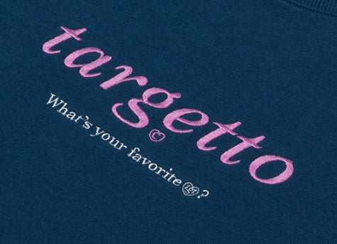 TARGETTO(ターゲット) NEO LOGO SWEAT SHIRT_DARK INDIGO