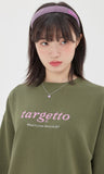 TARGETTO(ターゲット)  NEO LOGO SWEAT SHIRT_KHAKI