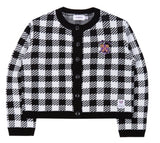 TARGETTO(ターゲット) GINGHAM CHECK CARDIGAN_BLACK