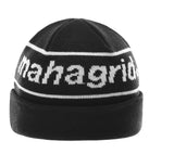 mahagrid (マハグリッド)    BIG LOGO SHORT BEANIE [BLACK]