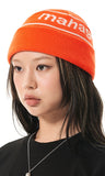 mahagrid (マハグリッド)   BIG LOGO SHORT BEANIE [ORANGE]