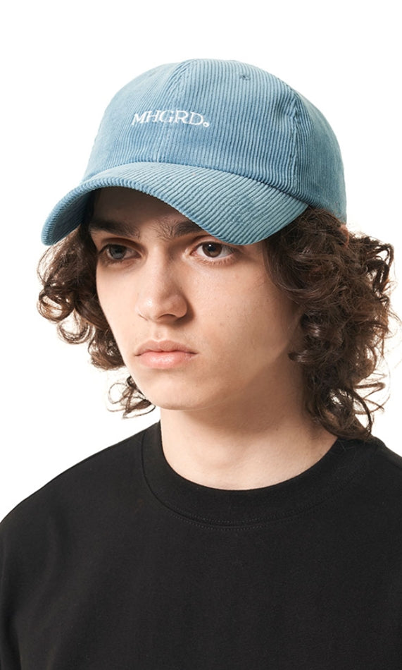 mahagrid (マハグリッド)   CLASSIC LOGO CORDUROY B.B CAP [BLUE]