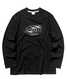 mahagrid (マハグリッド)  OVAL LOGO LS TEE [BLACK]