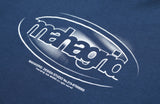 mahagrid (マハグリッド)   OVAL LOGO LS TEE [NAVY]