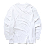 mahagrid (マハグリッド)  OVAL LOGO LS TEE [WHITE]