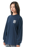 mahagrid (マハグリッド)  HOOP LS TEE [NAVY]