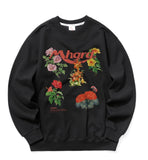 mahagrid (マハグリッド)    FLOWER SHOP SWEATSHIRT [BLACK]