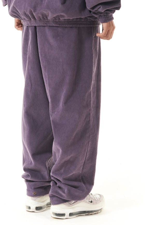 mahagrid (マハグリッド) CORDUROY TRACK PANTS [PURPLE]