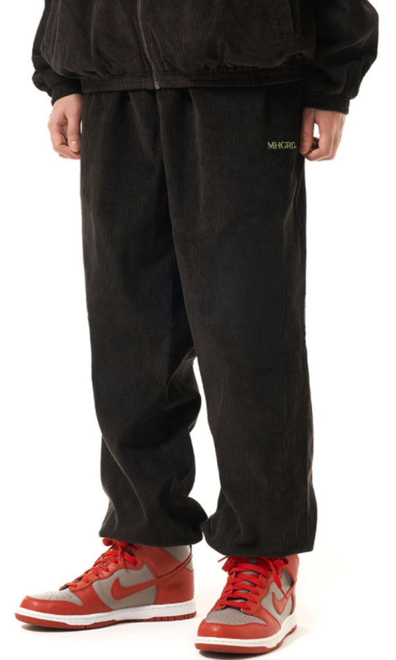 mahagrid (マハグリッド)  CORDUROY TRACK PANTS [BROWN]