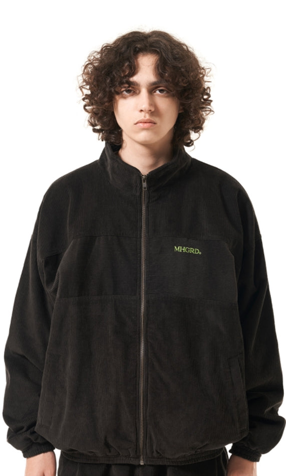 mahagrid (マハグリッド)   CORDUROY TRACK TOP [BROWN]