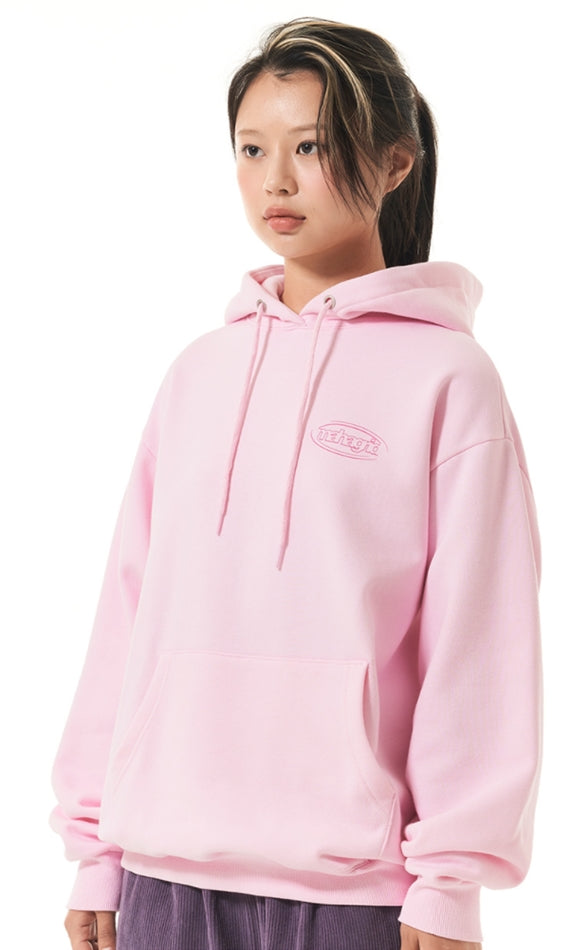 mahagrid (マハグリッド)    OVAL LOGO HOODIE [PINK]