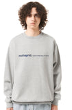 mahagrid (マハグリッド)    LOGO EMB SWEATSHIRT [GREY]