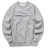 mahagrid (マハグリッド)    LOGO EMB SWEATSHIRT [GREY]