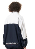 mahagrid (マハグリッド)   REVERSIBLE FLEECE TRACK JACKET [NAVY]