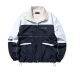 mahagrid (マハグリッド)   REVERSIBLE FLEECE TRACK JACKET [NAVY]