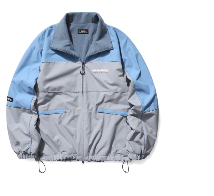 mahagrid (マハグリッド) REVERSIBLE FLEECE TRACK JACKET [GREY