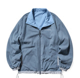 mahagrid (マハグリッド)    REVERSIBLE FLEECE TRACK JACKET [GREY]