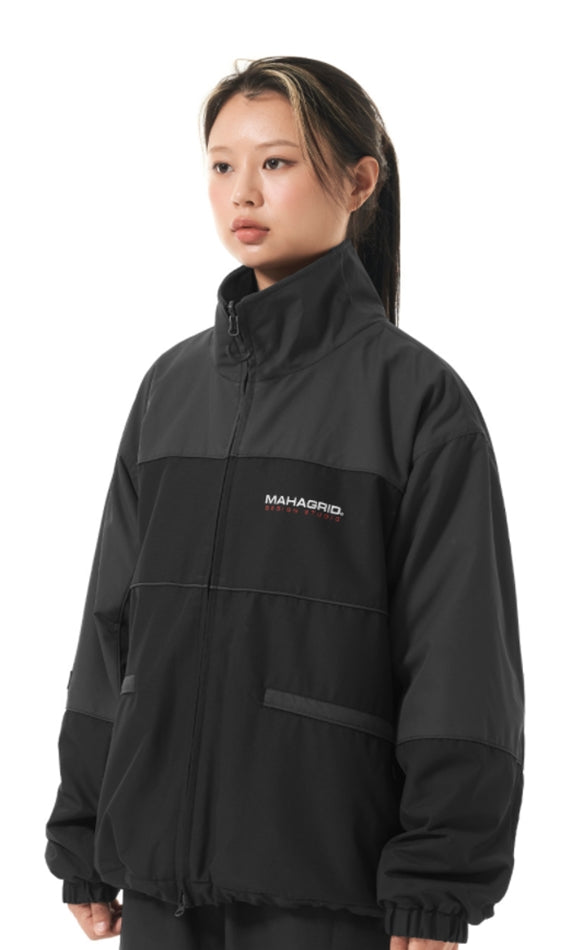 mahagrid (マハグリッド) REVERSIBLE FLEECE TRACK JACKET [BLACK