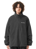 mahagrid (マハグリッド)    REVERSIBLE FLEECE TRACK JACKET [BLACK]