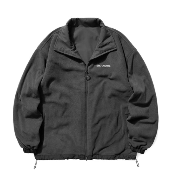 mahagrid (マハグリッド) REVERSIBLE FLEECE TRACK JACKET [BLACK