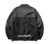 mahagrid (マハグリッド)    REVERSIBLE FLEECE TRACK JACKET [BLACK]