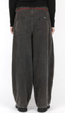 アジョバイアジョ（AJOBYAJO) Washed Denim Oversized Pants [Charcoal]