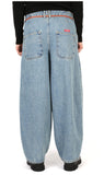 アジョバイアジョ（AJOBYAJO) Washed Denim Oversized Pants [Blue]