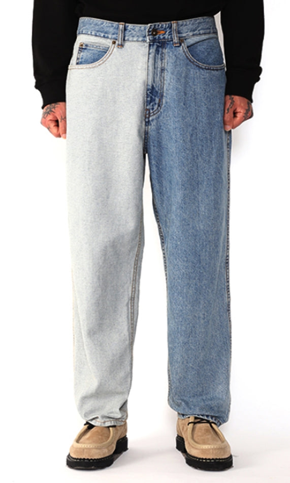アジョバイアジョ（AJOBYAJO) Twofold Washed Jeans [Blue]