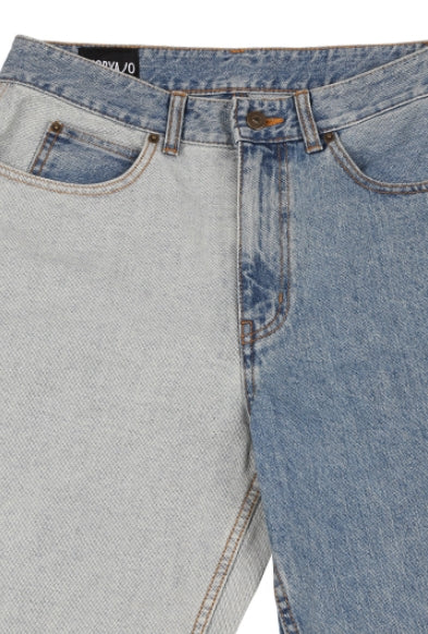アジョバイアジョ（AJOBYAJO) Twofold Washed Jeans [Blue]