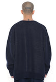 アジョバイアジョ（AJOBYAJO) Oversized Itaewon Story Sweater [Navy]