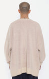 アジョバイアジョ（AJOBYAJO) Oversized Itaewon Story Sweater [Beige]