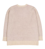 アジョバイアジョ（AJOBYAJO) Oversized Itaewon Story Sweater [Beige]