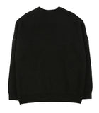 アジョバイアジョ（AJOBYAJO)   Oversized Slogan Wool Knit Sweater [Black]