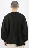 アジョバイアジョ（AJOBYAJO)    Oversized Sweater and Sweatshirt [Black]