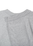 アジョバイアジョ（AJOBYAJO)     Oversized Sweater and Sweatshirt [Melange Grey]