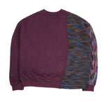 アジョバイアジョ（AJOBYAJO)  Oversized Twofold Vintage Sweatshirt [Red Purple]