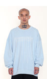 アジョバイアジョ（AJOBYAJO)   Oversized CN Logo Sweatshirt [Sky Blue]