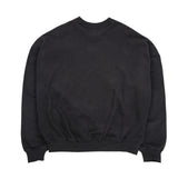 アジョバイアジョ（AJOBYAJO)    Oversized Tape Slogan Sweatshirt [Charcoal]