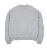 アジョバイアジョ（AJOBYAJO) Oversized Tape Slogan Sweatshirt [Melange Grey]