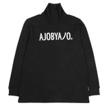 アジョバイアジョ（AJOBYAJO) Turtleneck Logo T-Shirt [Black]