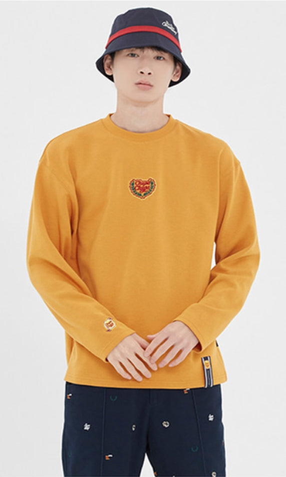 ロマンティッククラウン(ROMANTIC CROWN)  [CHUPA CHUPS X RMTCRW]LOGO LONG SLEEVE_YELLOW